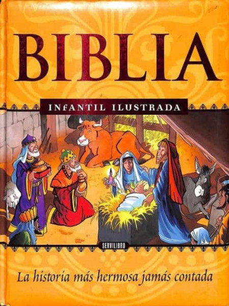 Biblia infantil roja