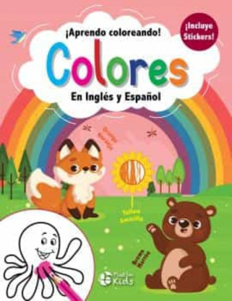 Colores en ingles y español colorear 
