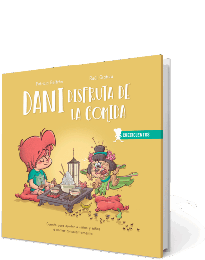 Dani disfruta de la comida