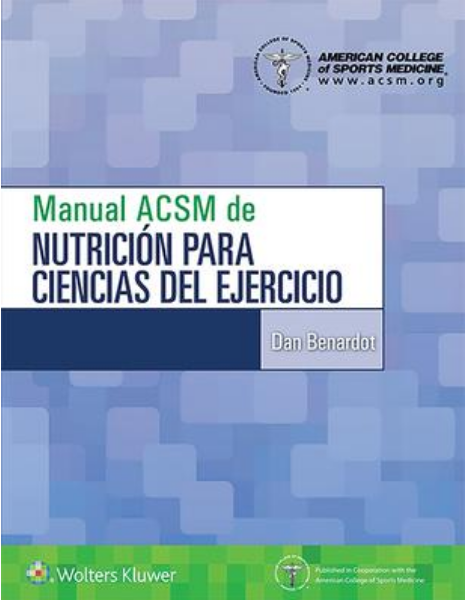 Manual ACSM de nutrición para ciencias del ejercicio