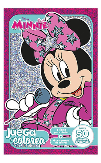 Minnie Juega y Colorea