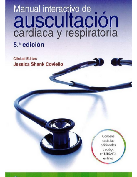 Manual interactivo de auscultación cardiaca y respiratoria