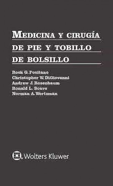 Medicina y Cirugía de pie y tobillo de bolsillo 