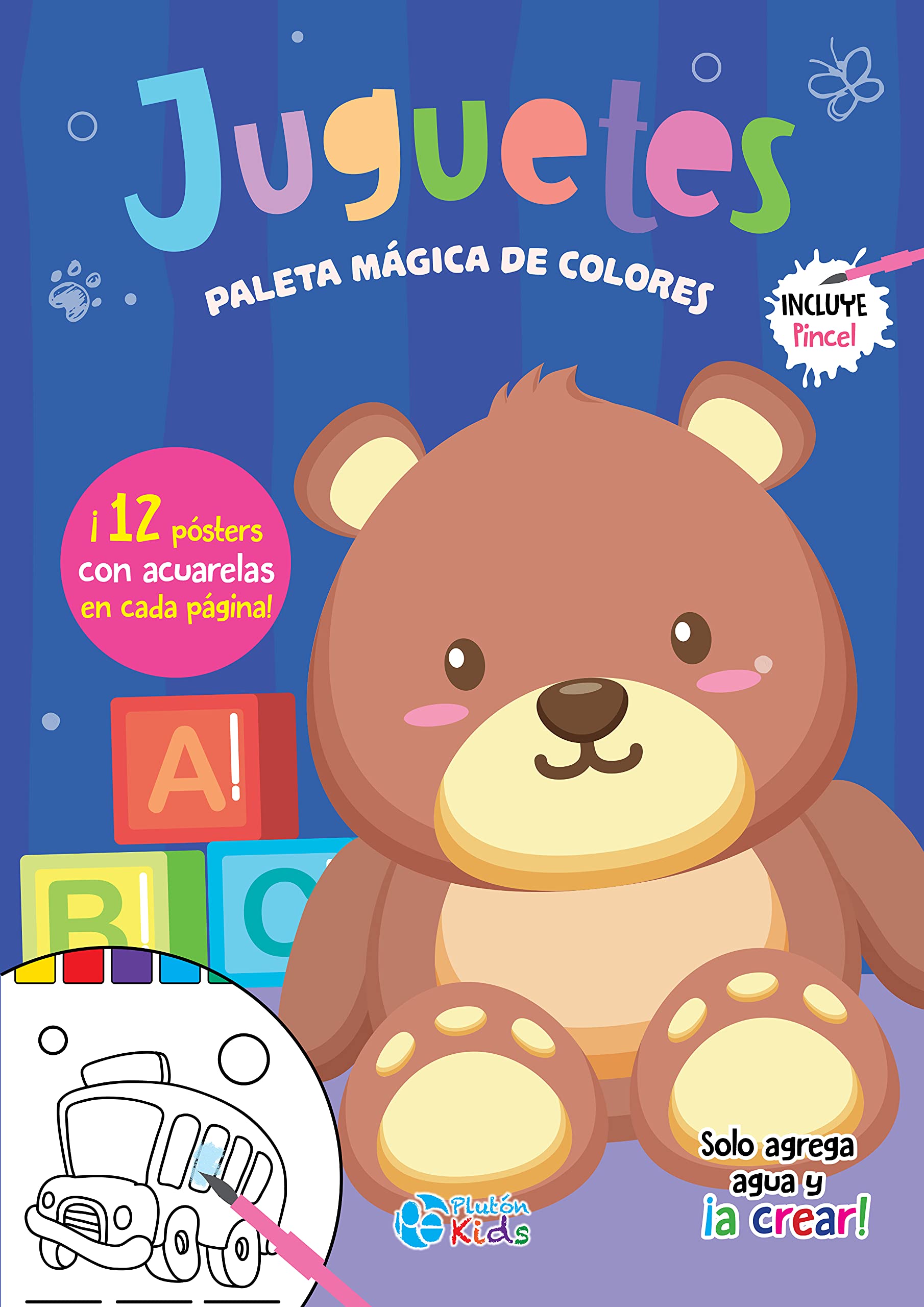 Juguetes Libro de acuarelas 