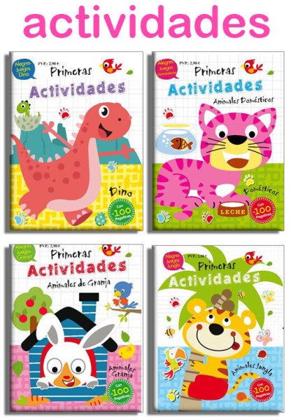 Libro primeras actividades con pegatinas
