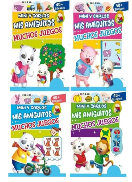 Colección Mini y Carlos: Mis amiguitos muchos juegos 