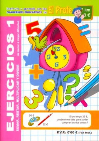 Cuaderno educativo de ejercicios N°1